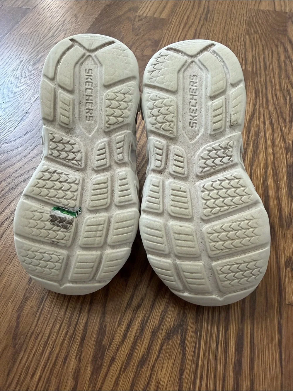 Skechers Light Up Slip-On Sneakers in Blue & Neon Green, toddler size 9